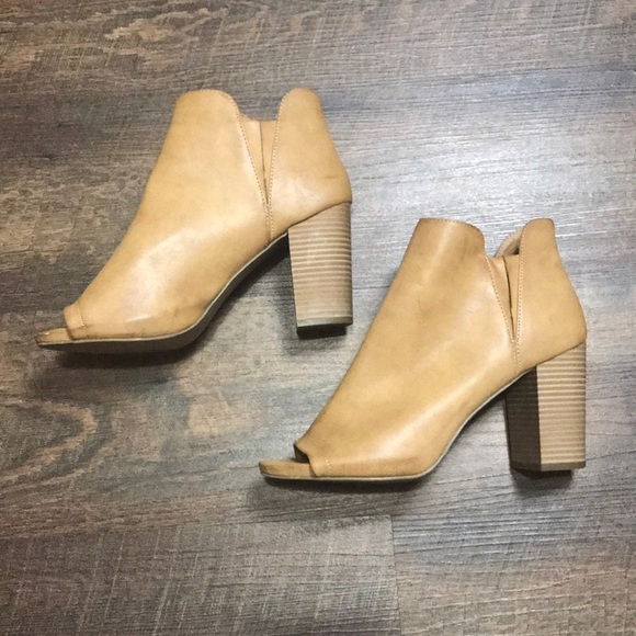Madden Girl Heeled Open Toe Booties - Picture 1 of 10